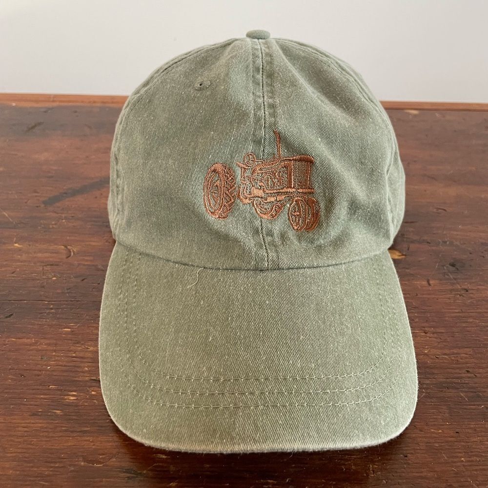 Fiddlehead Farm Dad‎ Cap with Embroidered Tractor Front